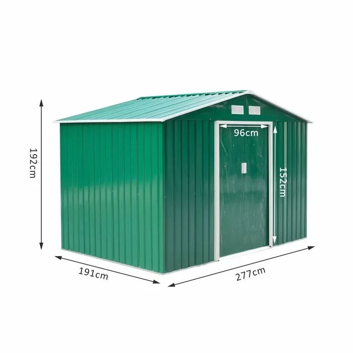 Britain NZ Customized Prefab Steel Structure Gable Roof Garden Shed Britain NZ Customized Prefab Steel Structure Gable Roof Garden Shed